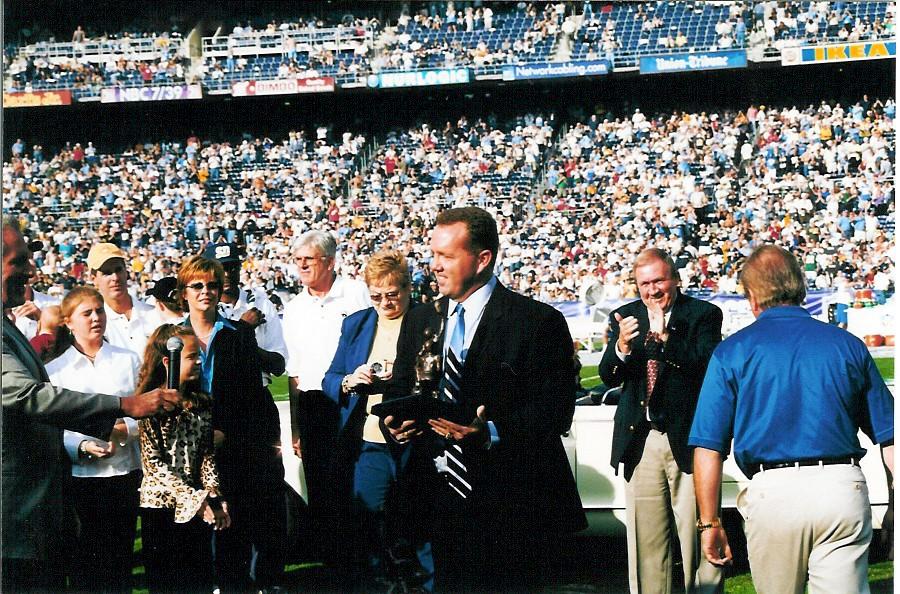 11-03-2002 Chargers Induction-Field Level